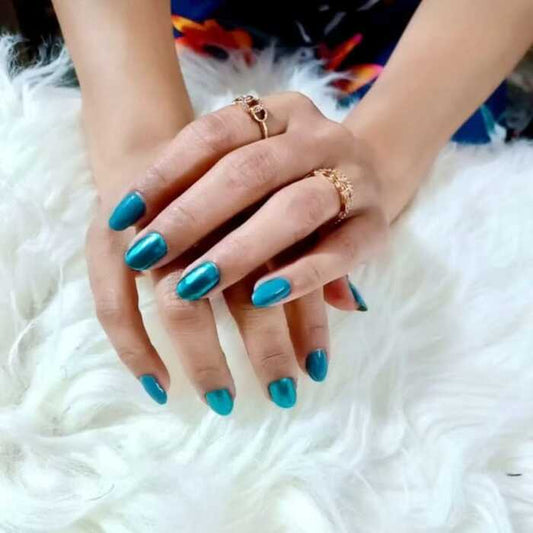 Turquoise Classic Nails Kit for Style - Emqueen