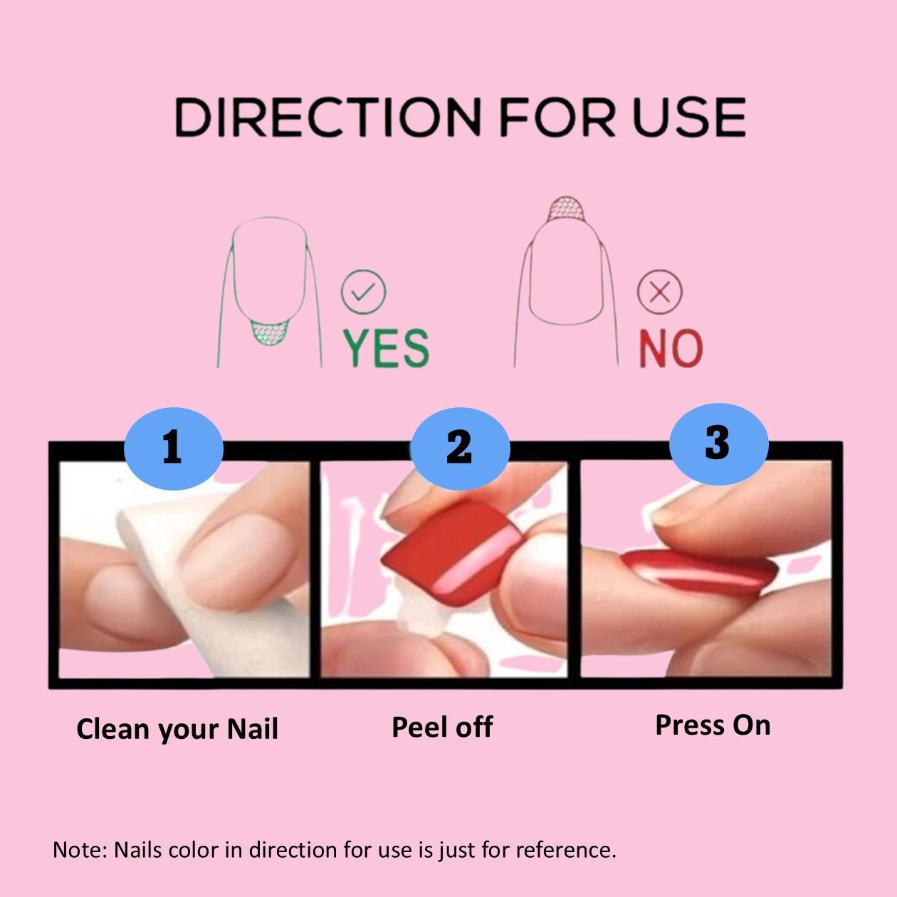 How to apply Emqueen Nails