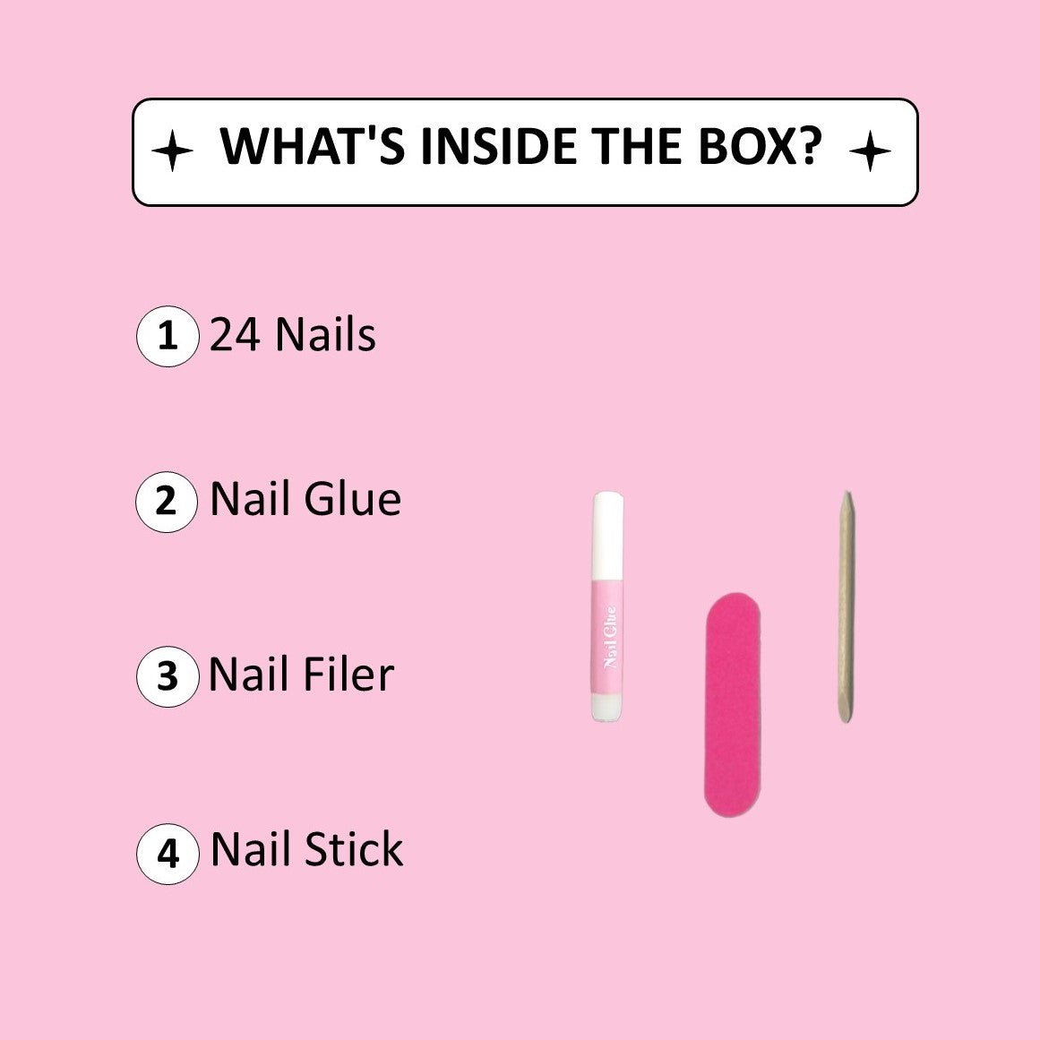 Emqueen Press on Nails Kit