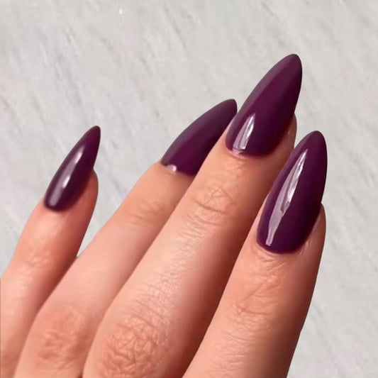 Purple Reusable Press-On Nails