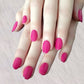 Magenta Press-On Nails Set for Style