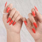 Hot Red Bridal Festive Press - On Nails - Emqueen