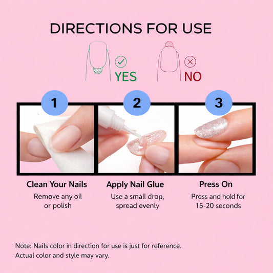 How to apply Emqueen Nails