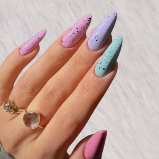 Multicolor Party - Wear Press - On Nails - Emqueen