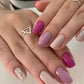 Multicolor Classic Polished Stick - On Nails - Emqueen