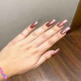 Golden Rose Radiant Finish Press - On Nails - Emqueen
