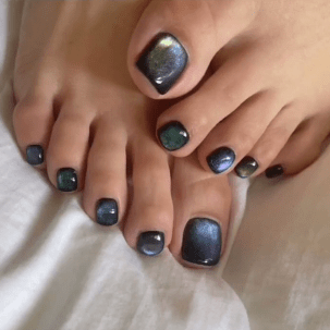 Kitty Claws Cat Eye Toe Press - On Nails - Emqueen