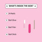Magenta Press-On Nails Set for Style