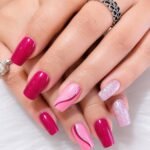 Barbie Pink Glitter Chic Press-On Nails