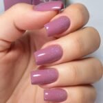 Purple Pink Glitter Nails for all Occasion