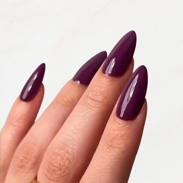 Plum Purple Reusable Press-On Nails